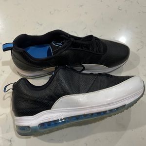 Jordan CMFT Max Air 12 LTR – Black – University Blue – White Size 14